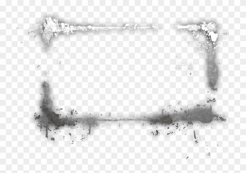 Frames - Grunge White Frames Png Clipart