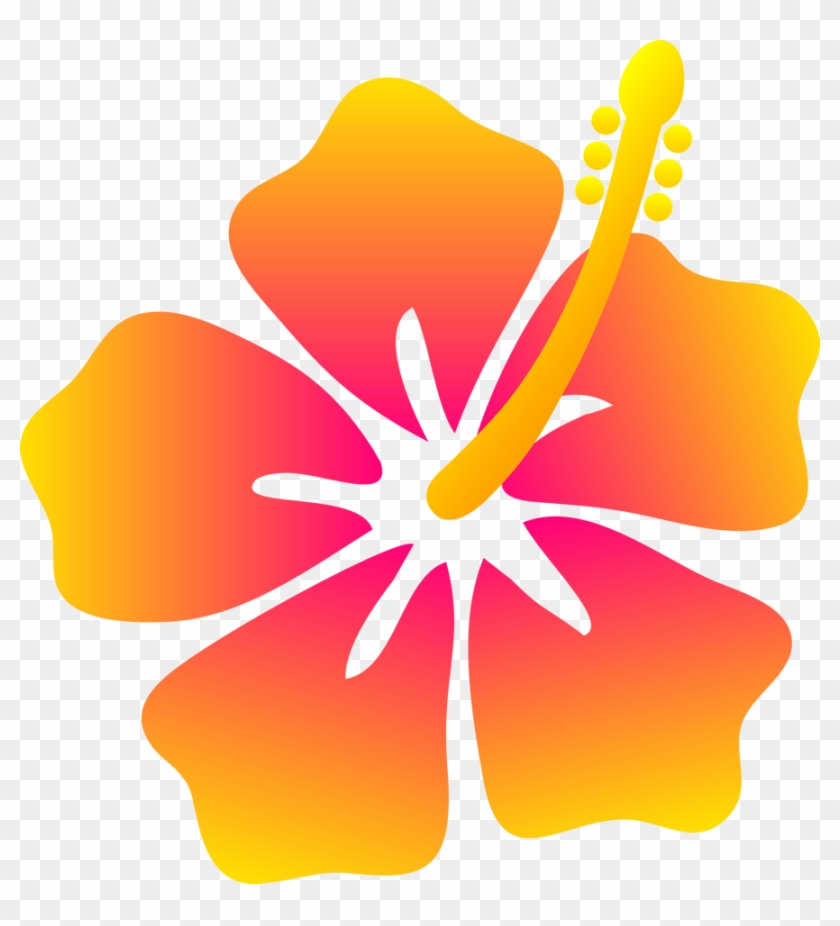 Jungle Frame Vector By Dagadu Image 506296 Vectorstock - Hawaiian Flower Clipart - Png Download