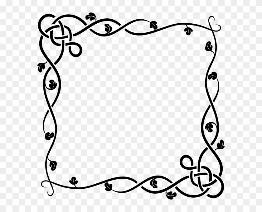 Vine Border Clip Art - Designs On Paper Borders - Png Download #32299