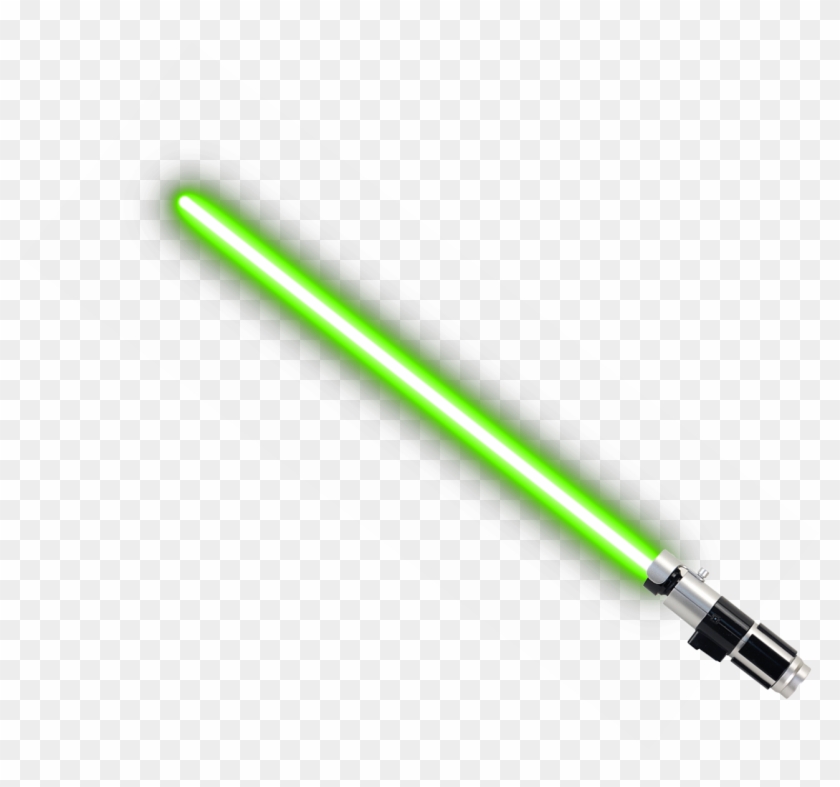 Green Lightsaber Transparent Background Png - Marking Tools Clipart #32671