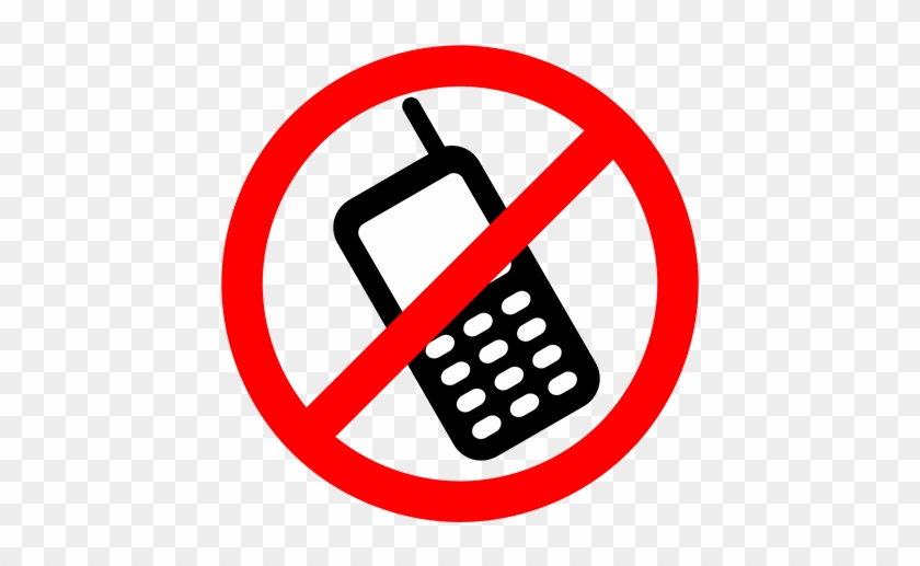 Should Cell Phones Be Banned In Classrooms - Mobile Phone Ban Clipart #32742