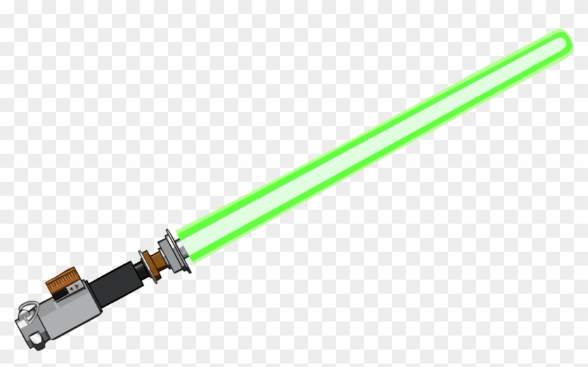 Sable De Luz Verde Png , Png Download - Green Light Saber Png Clipart #32786