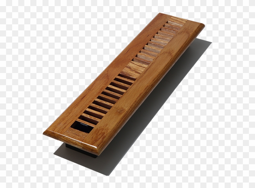 2″x14″ Heritage Wood Floor Register Medium Oak - Plywood Clipart #32877