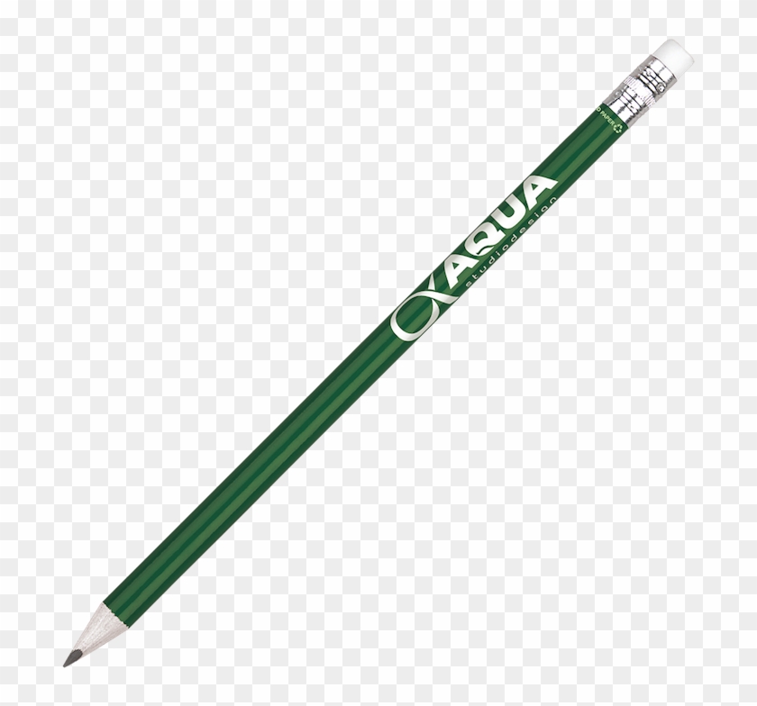 Recycled Paper Pencil- Green With Printing - Pepsi Pencil Clipart