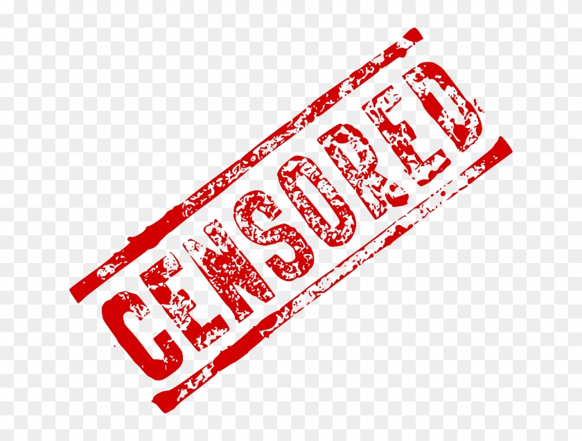 Censored - Censored Stamp Png Clipart