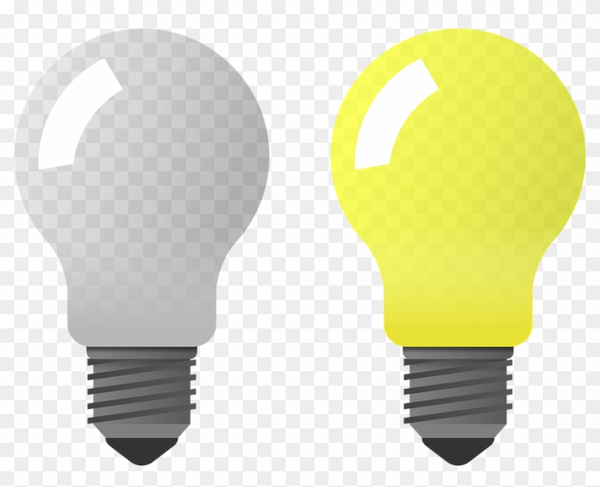 Lighter Clipart Light Beam - Light Bulb On Off Png Transparent Png #33279