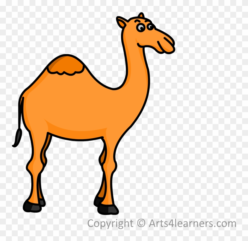 Drawn Camel Drawing - Drawing Of Camel Easy With Man Clipart #33464