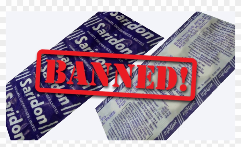 Saridon Banned Govt India - Saridon Ban Clipart #33552