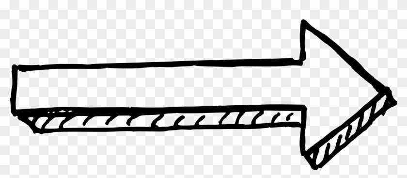 Free Download - Sketch Arrow Png Clipart