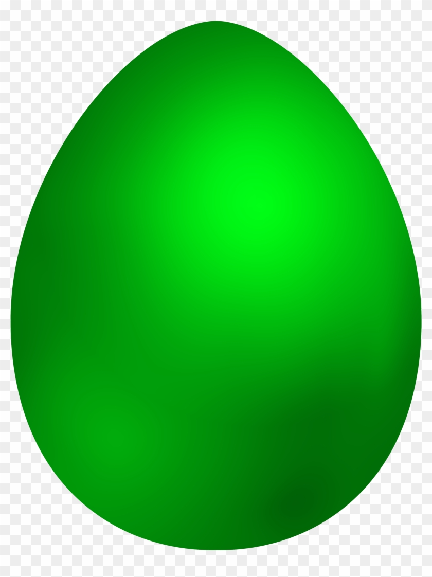Green Easter Egg Clipart - Png Download #33665