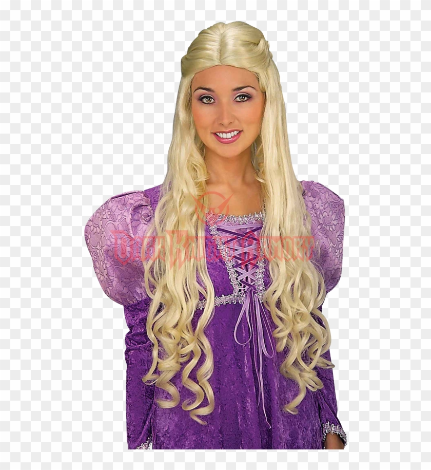 Guinevere Blonde Wig - Medieval Wigs Clipart #33666