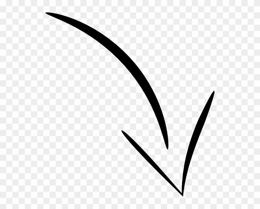 Drawn Arrow Crayon - Clipart Arrow - Png Download