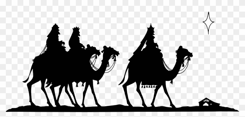 Wise Man Png - Three Wise Men Silhouette Png Clipart #33761