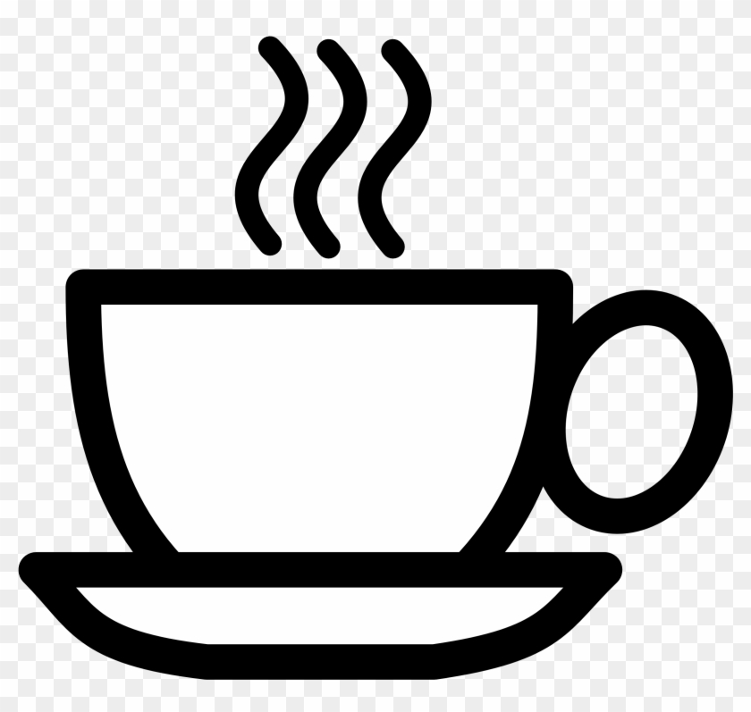 Simple Coffee Cup Tattoo - Coffee Cup Drawing Simple Clipart