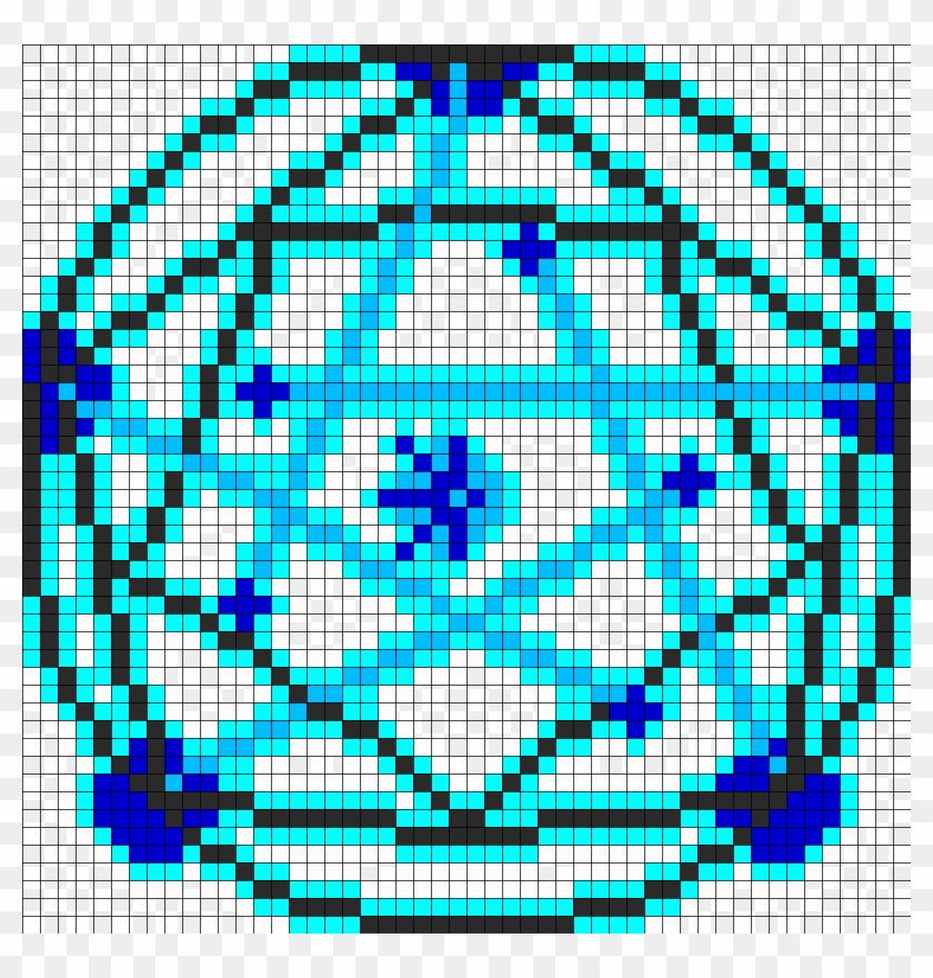 Human Transmutation Circle Fma - Fullmetal Alchemist Pixel Art Templates Clipart #33932