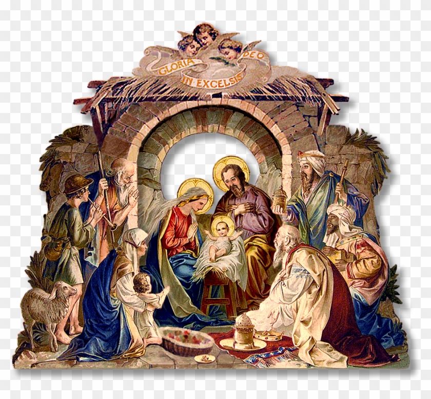 Jesus Birth Png - Christmas Jesus Png Clipart #34413