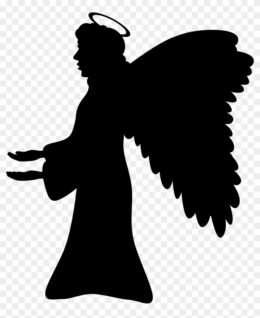 X Wing Silhouette At Getdrawings - Angel Silhouette Png Clipart #34565
