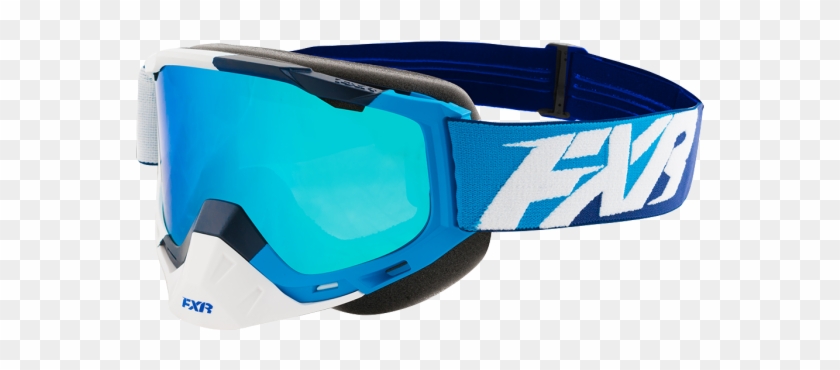 Blue/white/navy - Fxr Googles Clipart