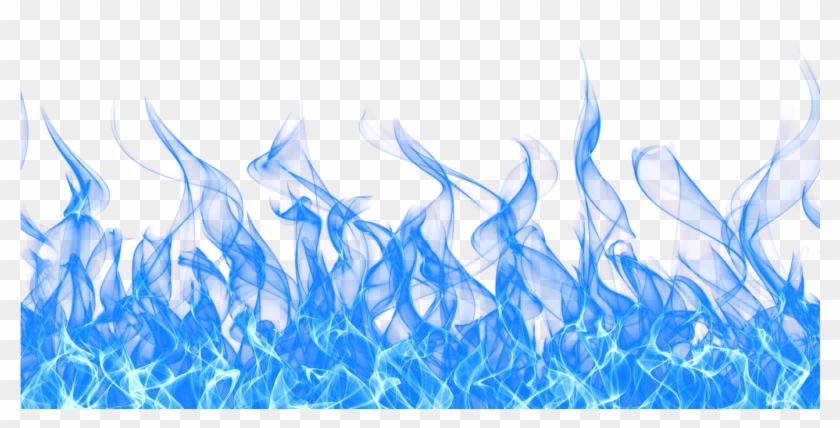 Blue Flame Png Hd - Blue Fire Transparent Background Clipart