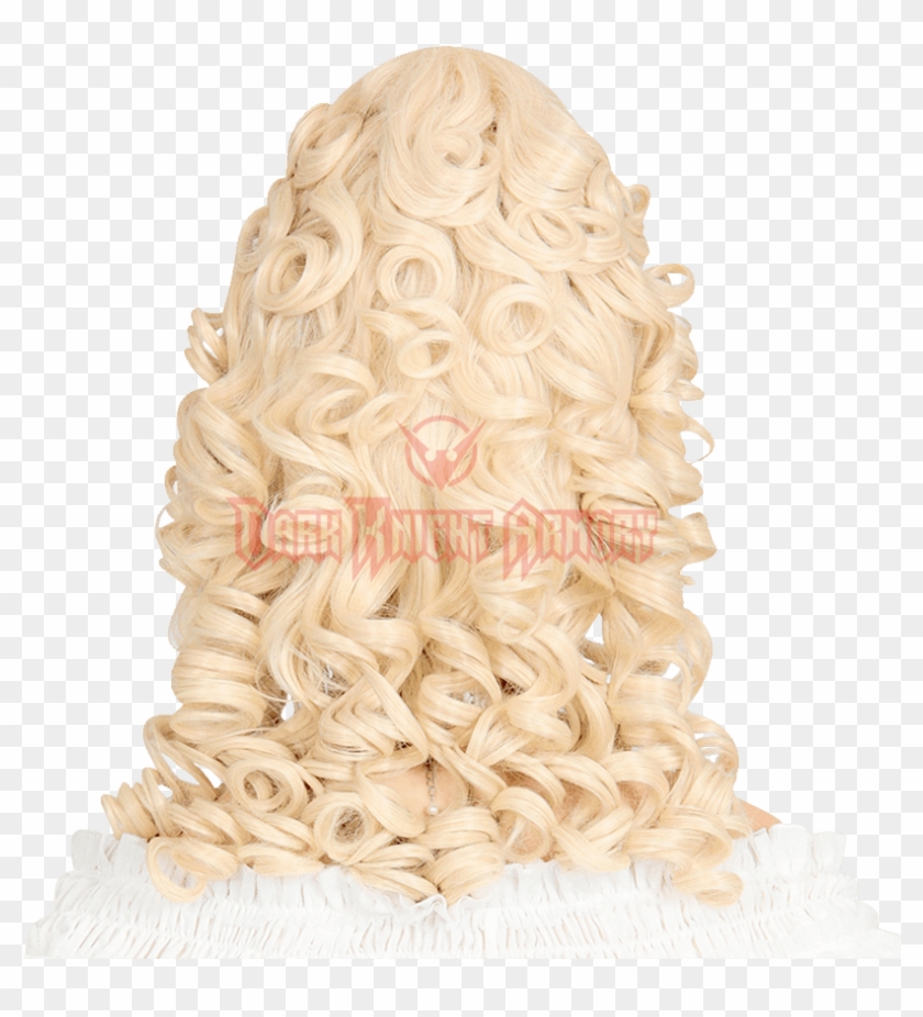 Marie Antoinette Blonde Wig - Cake Decorating Clipart #35193