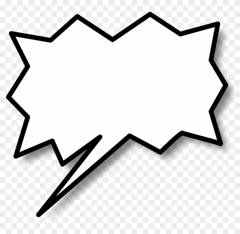 Comic Word Bubble Picture - Comic Speech Bubble Png Clipart