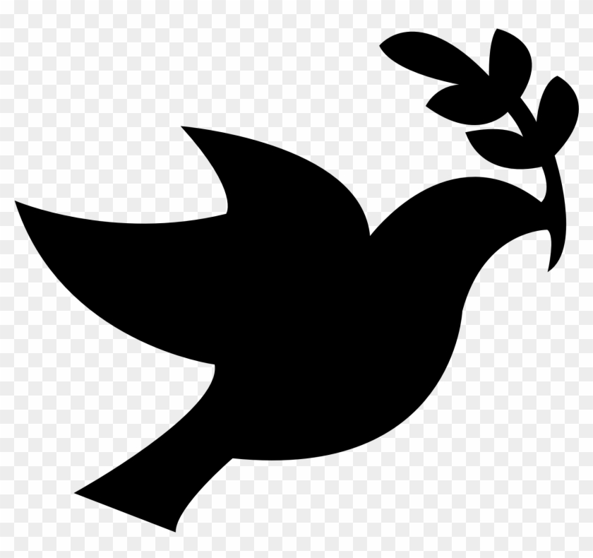 Christmas Black And White Clip Art - Dove Black And White - Png Download #35617