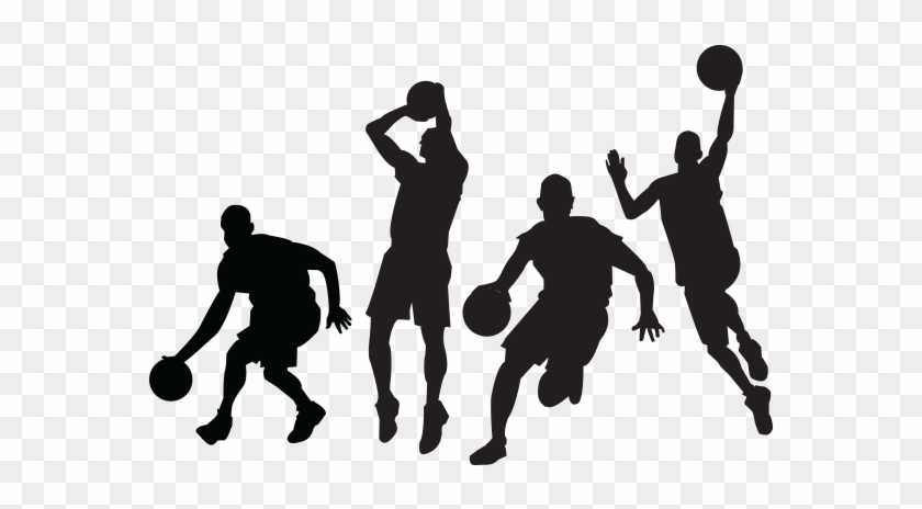 Picture Of Basketball Players - Basquet Vinilo Clipart