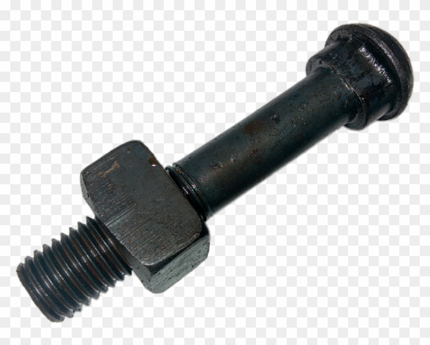 Button Head Oval Neck Rail Track Bolt Square Nut 1" - Railroad Track Bolt Clipart #35715