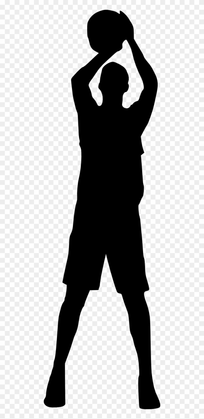 Free Download - Basketball Player Silhouette Png Clipart