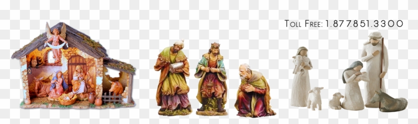 African American Nativity Scene - Figurine Clipart #36245