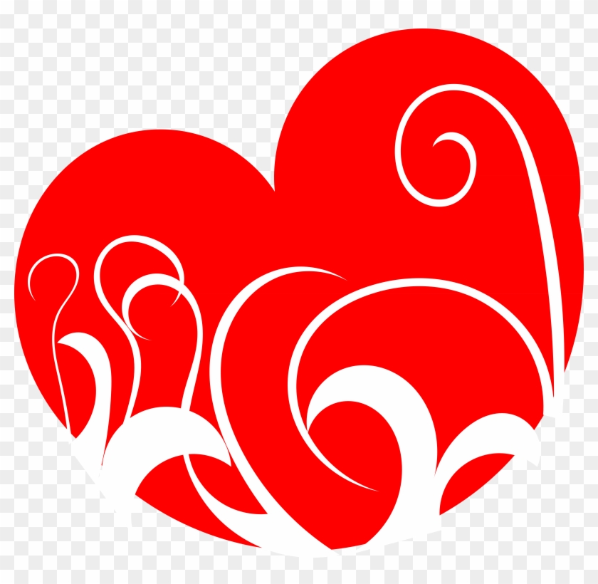 Red Heart Background Image Creeper 728599 - Heart Clipart