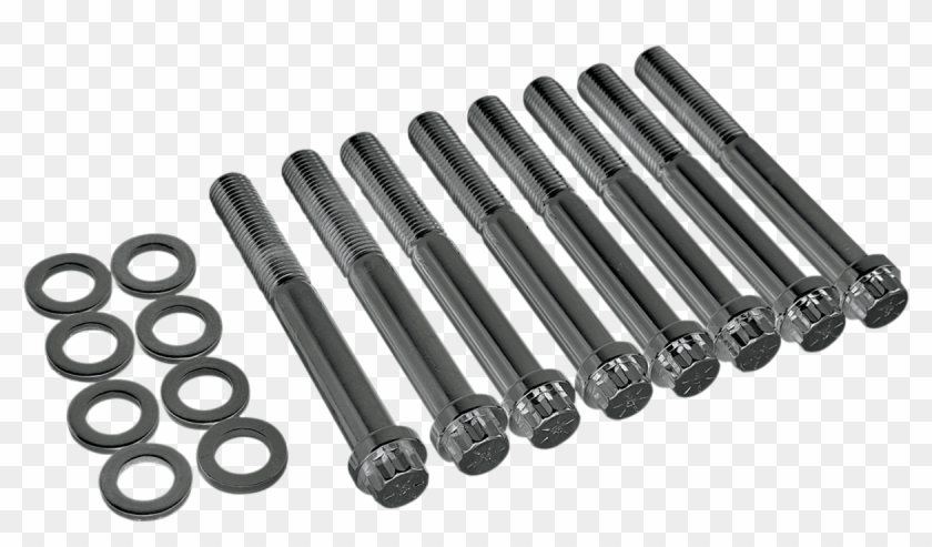 Colony 12 Point Chrome Head Bolt Kit 73-85 Harley Davidson - Barbell Clipart #36370