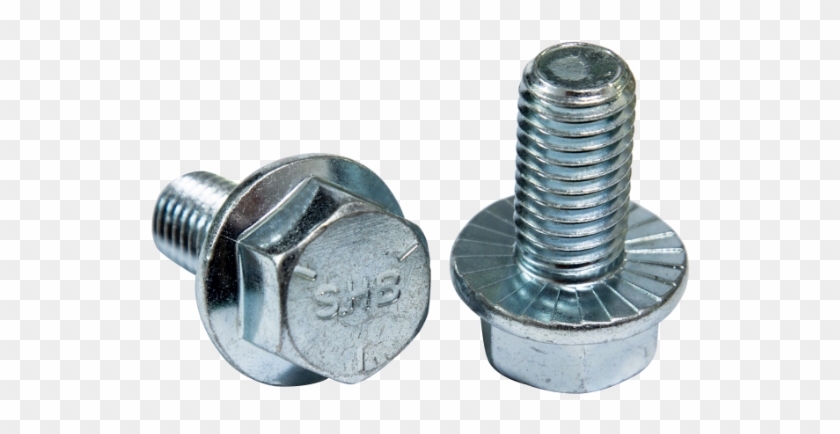 Hex Head Steel Flange Bolt - Weights Clipart