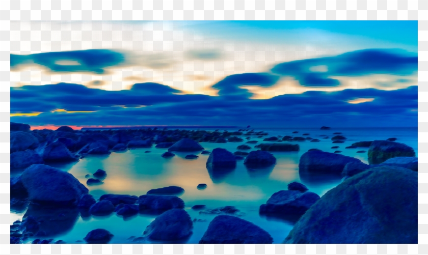 1365 X 750 0 - Blue Nature Background Clipart #36477