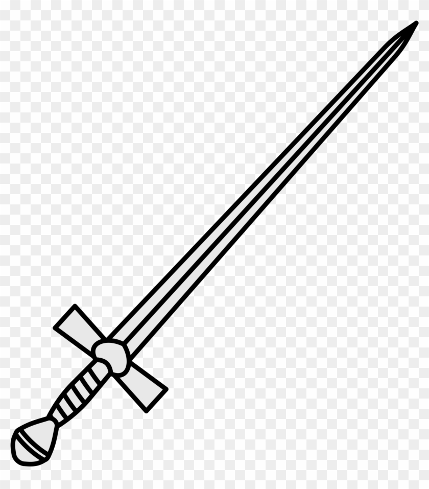 Coa Illustration Elements Arms Sword - Sword Coat Of Arms Png Clipart #36502