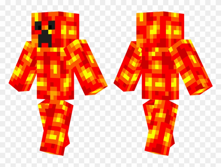 Lava Creeper Png Download Minecraft Diving Suit Mod Clipart