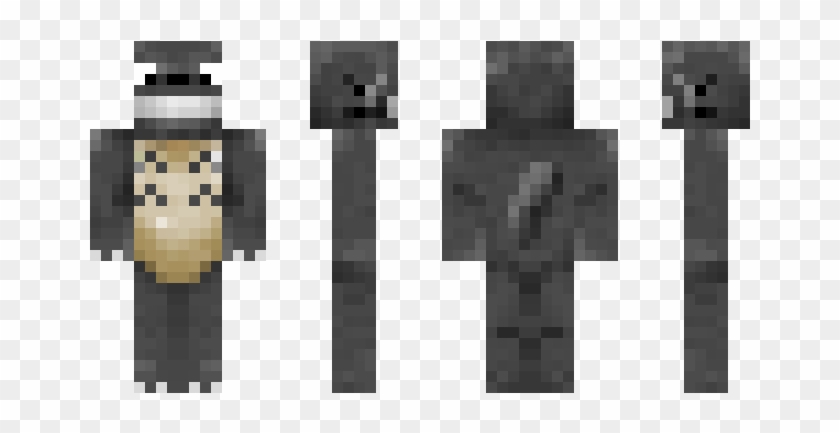Minecraft Totoro Skin Clipart