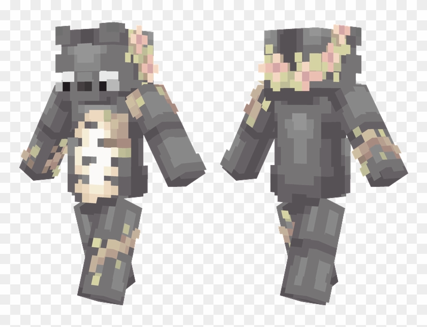Cute Totoro - Minecraft Skin Cactus Boy Clipart