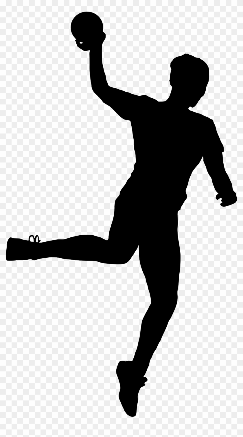 480 X 838 5 - Handball Silhouette Png Clipart #36816