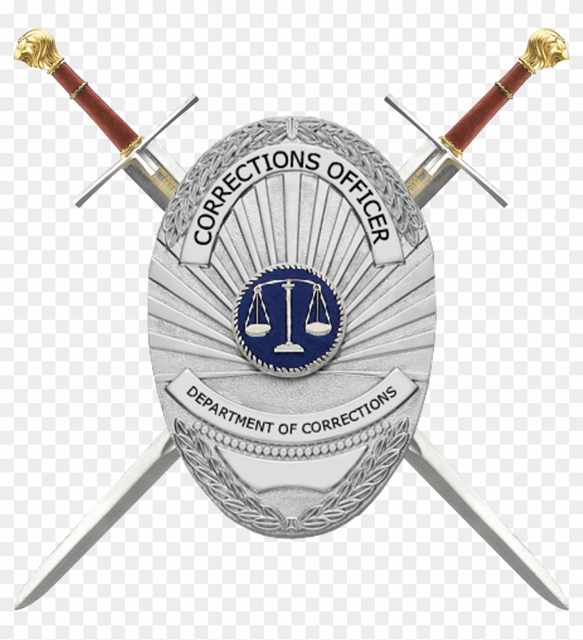 Badge Swords Image - Long Sword Clipart #36869