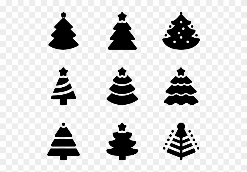 Cool Christmas Trees - Christmas Tree Vector Icon Clipart #36995