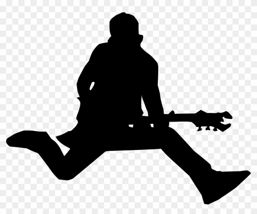 Guitar Player Silhouette Png - Guitar Player Vector Png Clipart