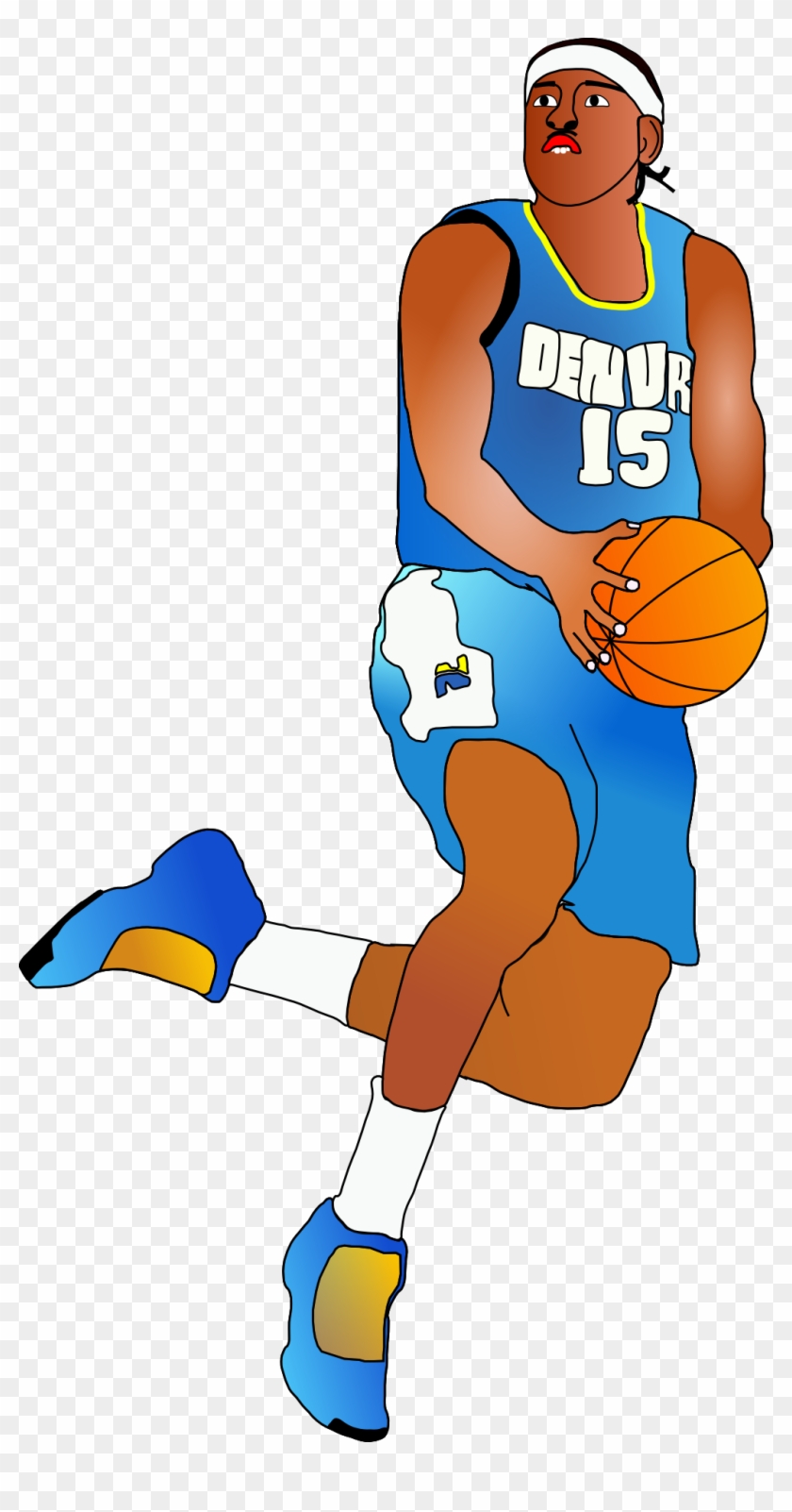 Basketball Vectors - Basketball Player Clipart - Png Download