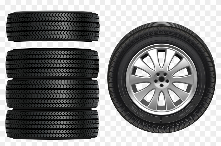 Tires Png Clip Art - Llantas Para Pintar Transparent Png