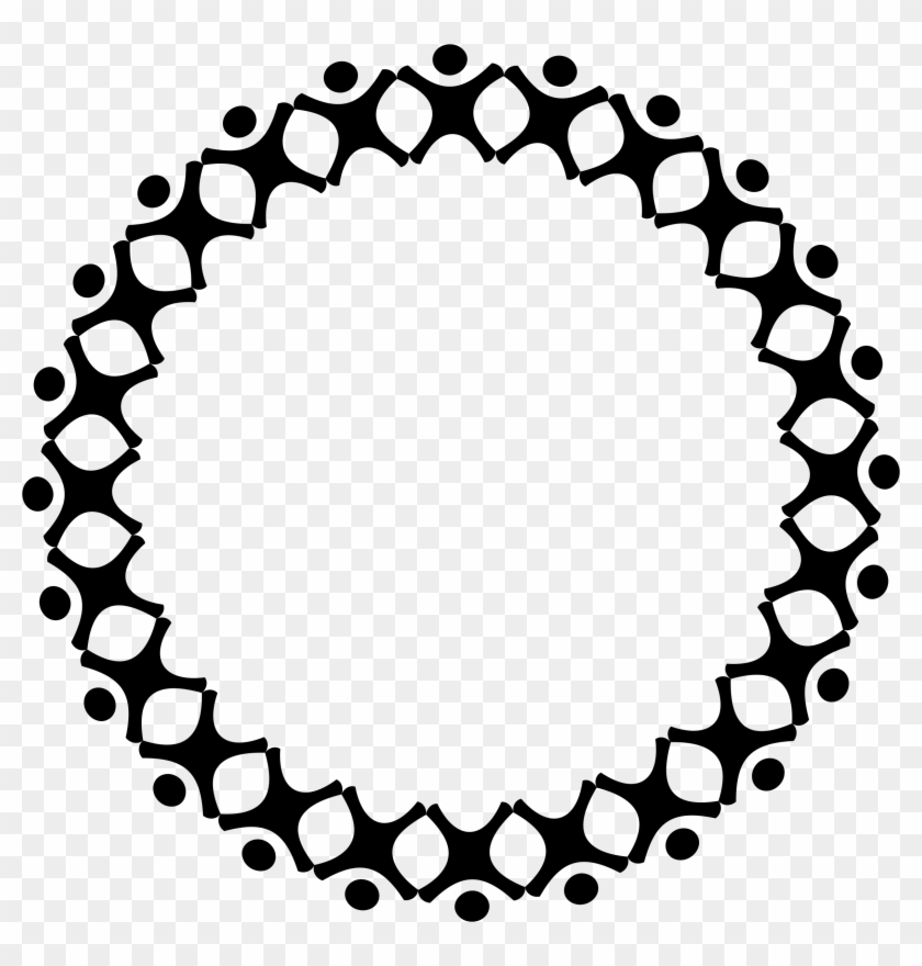 Free Download - Circle Floral Design Png Clipart