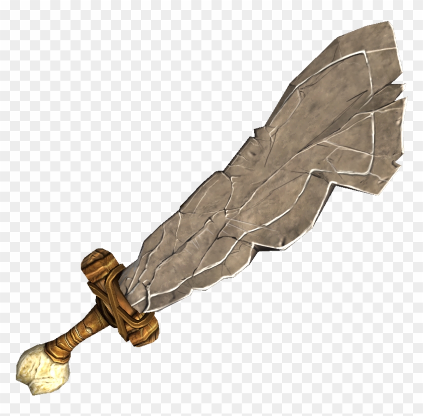 Wood Sword - Stone Sword Png Clipart