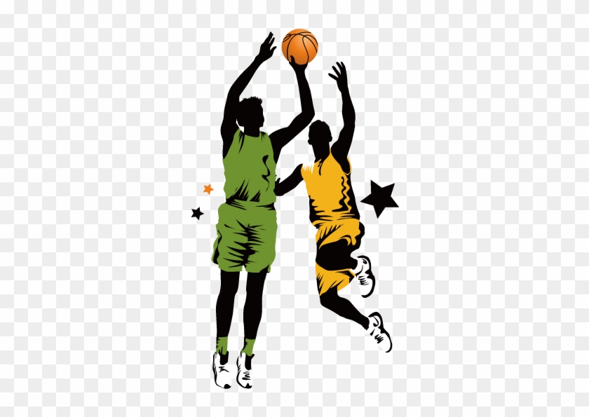 Black And White Stock Basketball Player Dunking Clipart - Happy Birthday To A Basketball Player - Png Download