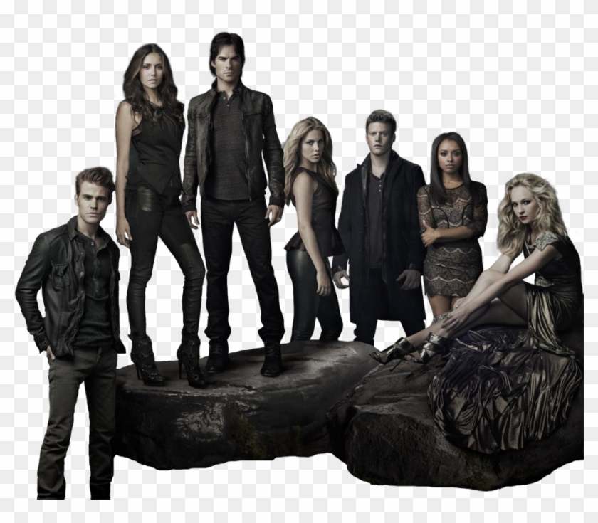 The Vampire Diaries Png - Elena Gilbert Stefan Salvatore Clipart #37402