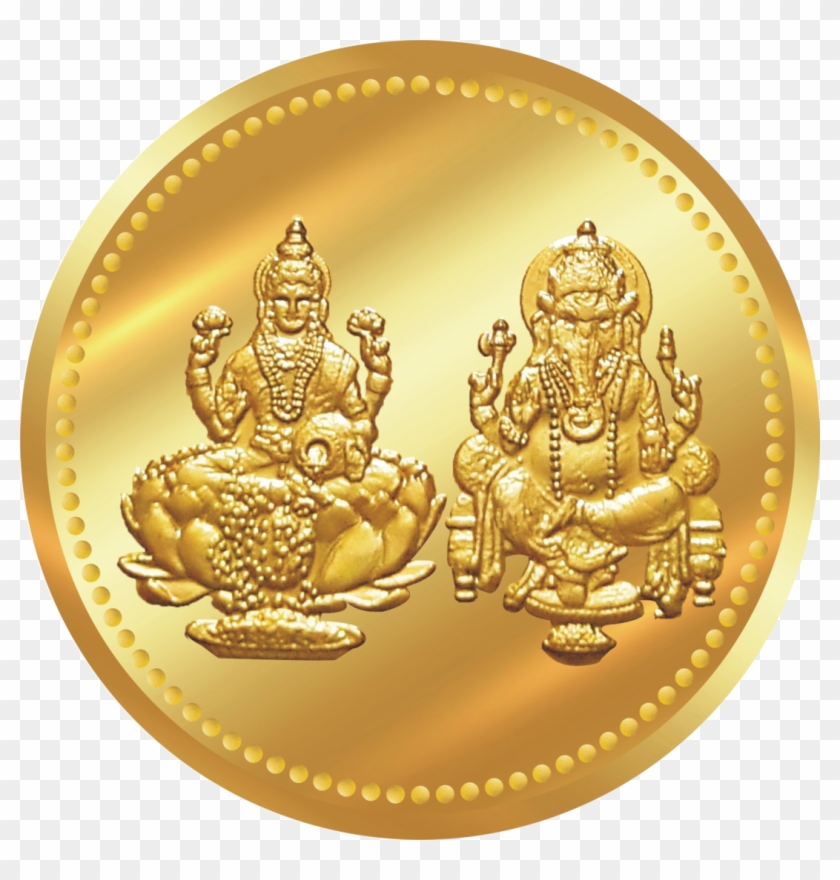 Lakshmi Gold Coin Png Transparent Image Clipart #37508