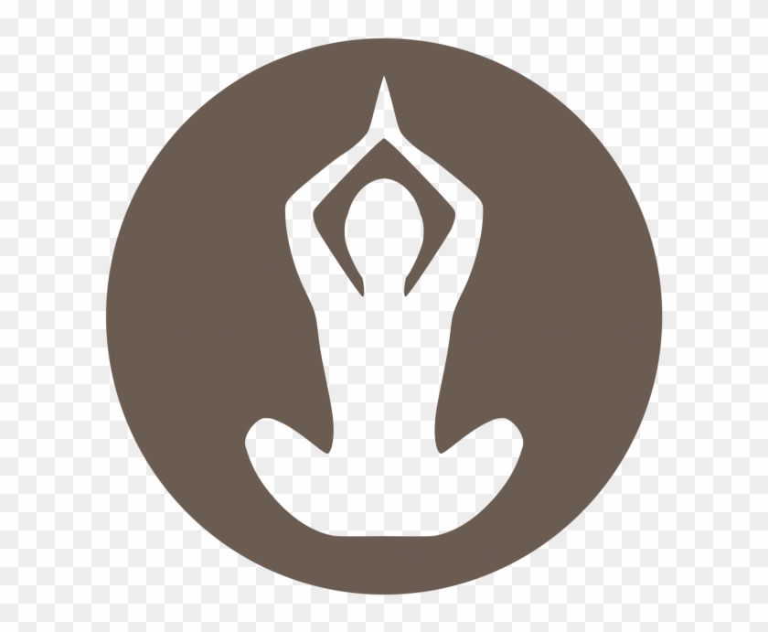 Round Circle Meditation Yoga Logo Design Png Image - Yoga Logo Transparent Clipart